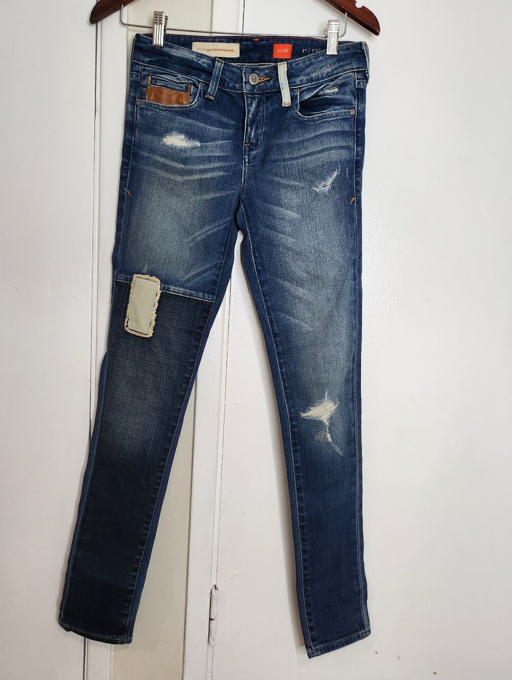 Pilcro And The Letterpress Patch Work  Skinny‎ Jeans